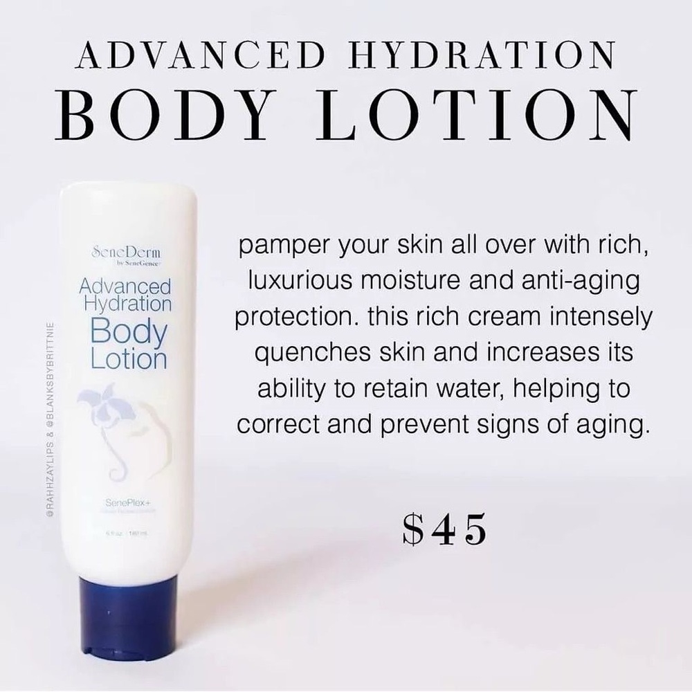 SeneGence body lotion